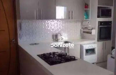 Cobertura com 2 dormitórios à venda, 100 m² por r$ 440.000,00 - vila luzita - santo andré/sp