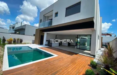 Casa com 4 dormitórios à venda, 375 m² por r$ 3.800.000,00 - alphaville nova esplanada - votorantim/sp