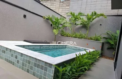 Venda de casa térrea com 3 suítes + home office - condomínio residencial flores
