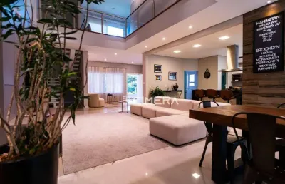 Casa com design moderno e sofisticado à venda no condomínio aldeia da mata - votorantim/sp