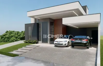 Casa com 3 dormitórios à venda, 188 m²  - condomínio jardim residencial pampulha - sorocaba/sp