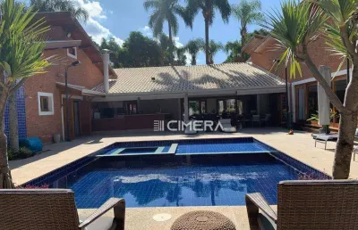 Casa com 4 dormitórios à venda, 600 m² lago azul - araçoiaba da serra/sp