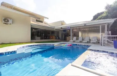 Casa de luxo em condomínio no loteamento alphaville campinas - 4 quartos, 4 suítes, 3 salas, 6 banheiros, 8 vagas, 495,99 m²