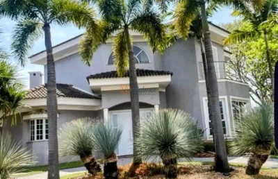 Luxuosa casa em condomínio à venda em alphaville campinas! 4 quartos, 2 suítes, 3 salas, 4 banheiros, 4 vagas, 350m².