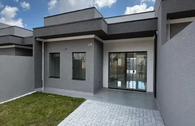 Casa em condomínio fechado com 3 quartos à venda na Rua Biguá, 1337, Gralha Azul, Fazenda Rio Grande