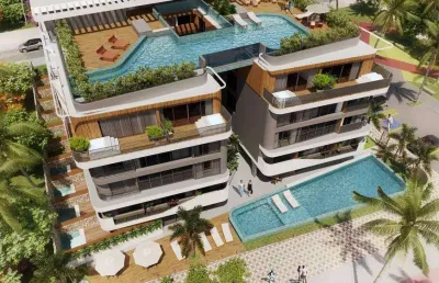 Flat para venda possui 24 metros quadrados com 1 quarto em intermares - cabedelo - pb