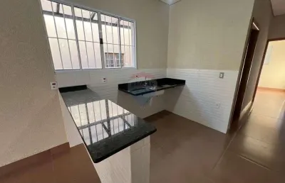 Casa nova pra locação 2 quartos na planejada ii em bragança paulista