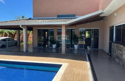 Chácara para locação em bragança paulista sp, 4 quartos sendo 2 suítes, piscina com área gourmet com armários planejados.