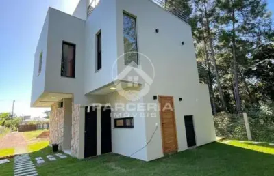 Casa para venda em garopaba, barra da ferrugem, 3 dormitórios, 3 suítes, 4 banheiros, 1 vaga