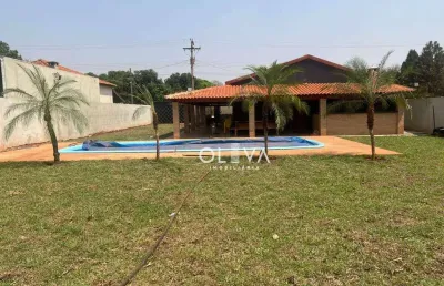 Chácara com 3 dormitórios à venda, 1000 m² por r$ 360.000 - zona rural - ipiguá/sp