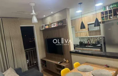 Apartamento com 2 dormitórios à venda, 50 m² por r$ 260.000 - residencial santa filomena - são josé do rio preto/sp