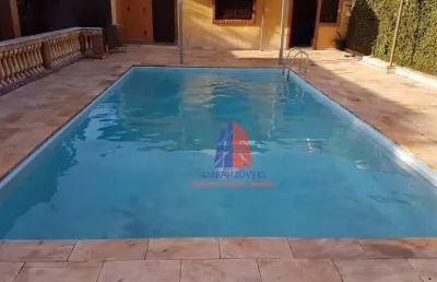 Chácara com 5 dormitórios à venda, 1000 m² por r$ 1.400.000,00 - chácara letônia - americana/sp