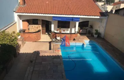 Sobrado com 3 dormitórios à venda, 366 m² por r$ 1.175.000,00 - vila santa catarina - americana/sp