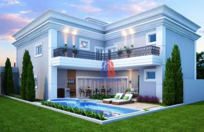Sobrado à venda, 400 m² por r$ 3.800.000,00 - loteamento residencial jardim villagio - americana/sp