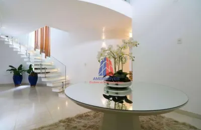 Sobrado com 3 dormitórios à venda, 618 m² por r$ 2.900.000,00 - jardim primavera - santa bárbara d'oeste/sp
