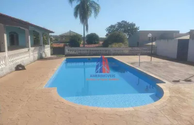 Chácara com 3 dormitórios à venda, 1000 m² por r$ 880.000,00 - vale das paineiras - americana/sp