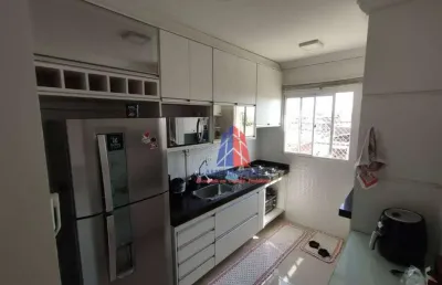 Apartamento com 3 dormitórios à venda, 60 m² por r$ 266.000,00 - parque universitário - americana/sp