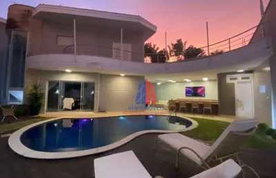 Casa com 3 dormitórios, 375 m² - venda por r$ 2.200.000,00 ou aluguel por r$ 12.000,00/mês - chácara letônia - americana/sp
