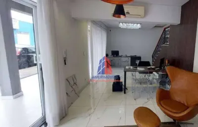 Sobrado para alugar, 200 m² por r$ 10.100,00/mês - centro - americana/sp