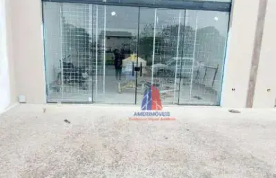 Salão para alugar, 154 m² por r$ 5.500,00/mês - jardim são josé - americana/sp