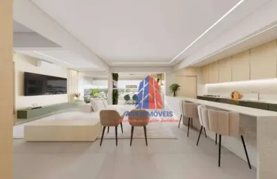 Apartamento com 3 dormitórios à venda, 123 m² por r$ 1.013.600,00 - cechino - americana/sp