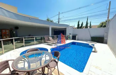 Casa com 4 dormitórios à venda, 278 m² por r$ 1.150.000,00 - jardim terramérica i - americana/sp