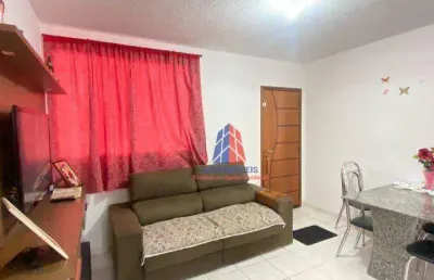 Apartamento com 2 dormitórios à venda, 48 m² por r$ 130.000,00 - parque residencial do lago - santa bárbara d'oeste/sp