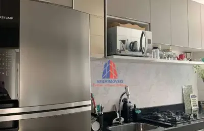 Apartamento com 2 dormitórios à venda, 45 m² por r$ 270.000,00 - cariobinha - americana/sp