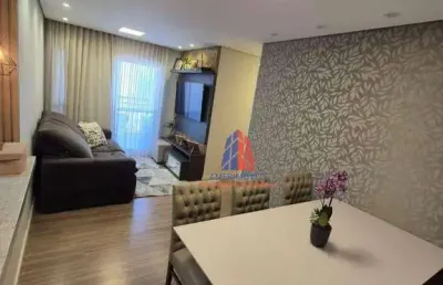 Apartamento com 3 dormitórios à venda, 74 m² por r$ 620.000,00 - vila santa catarina - americana/sp