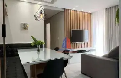 Apartamento com 2 dormitórios à venda, 59 m² por r$ 420.000,00 - residencial dona margarida - santa bárbara d'oeste/sp