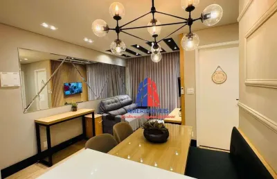 Apartamento com 2 dormitórios à venda, 55 m² por r$ 383.000,00 - jardim dona regina - santa bárbara d'oeste/sp