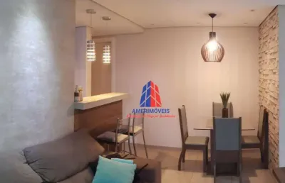 Apartamento com 2 dormitórios à venda, 55 m² por r$ 299.900,00 - cariobinha - americana/sp