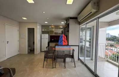 Apartamento com 1 dormitório, 49 m² - venda por r$ 480.000 ou aluguel por r$ 4.100/mês - santo antônio - americana/sp