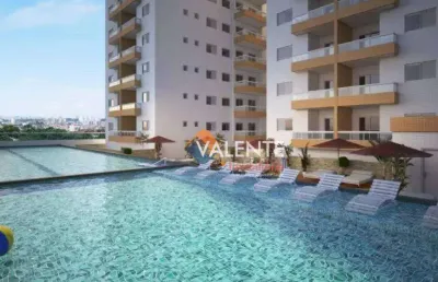Lançamento no boqueirão - praia grande! apartamentos com 60m², 2 dormitórios com suíte e lazer completo!