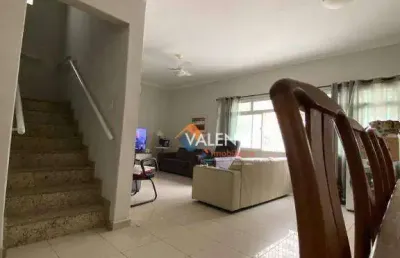 Sobrado com 3 dormitórios à venda, 172 m² por r$ 1.325.000,00 - campo grande - santos/sp