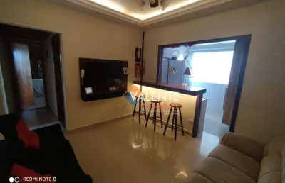 Apartamento com 2 dormitórios à venda, 72 m² por r$ 255.000,00 - catiapoã - são vicente/sp