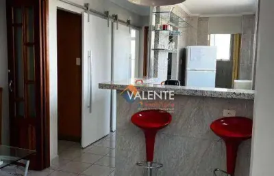 Apartamento com 2 dormitórios à venda, 55 m² por r$ 330.000,00 - itararé - são vicente/sp