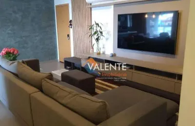 Apartamento com 3 dormitórios à venda, 118 m² por r$ 1.272.000,00 - boqueirão - praia grande/sp