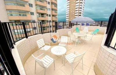 Cobertura com 3 dormitórios à venda, 208 m² por r$ 1.170.000,00 - aviação - praia grande/sp