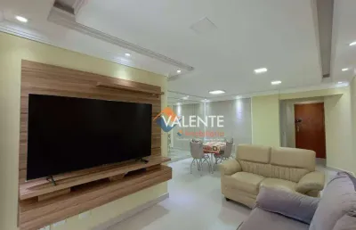 Apartamento com 3 dormitórios, 132 m² - venda por r$ 750.000,00 ou aluguel por r$ 6.000,00/mês - aviação - praia grande/sp
