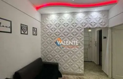 Apartamento com 1 dormitório à venda, 35 m² por r$ 220.000,00 - centro - são vicente/sp