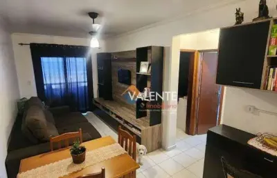 Apartamento com 2 dormitórios à venda, 89 m² por r$ 385.000,00 - maracanã - praia grande/sp