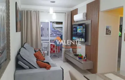 Apartamento com 2 dormitórios à venda, 60 m² por r$ 460.000,00 - tupi - praia grande/sp