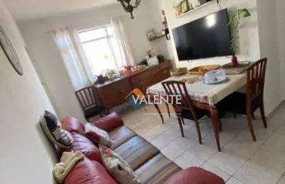 Apartamento com 2 dormitórios à venda, 50 m² por r$ 185.000,00 - centro - são vicente/sp