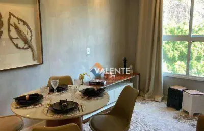 Apartamento com 2 dormitórios à venda, 53 m² por r$ 380.000,00 - vila voturuá - são vicente/sp