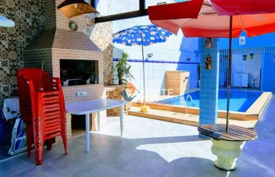 Casa com 2 dormitórios à venda, 105 m² por r$ 650.000,00 - mirim - praia grande/sp