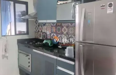 Apartamento com 1 dormitório à venda, 44 m² por r$ 230.000,00 -  jardim real - praia grande/sp