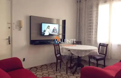 Apartamento com 1 dormitório à venda, 65 m² por r$ 313.000,00 - boqueirão - praia grande/sp