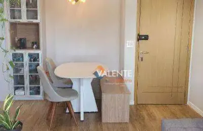 Apartamento com 1 dormitório à venda, 56 m² por r$ 640.000,00 - campo grande - santos/sp