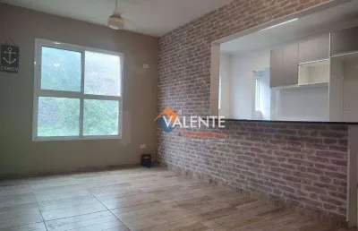 Apartamento com 2 dormitórios à venda, 58 m² por r$ 300.000,00 - vila voturuá - são vicente/sp